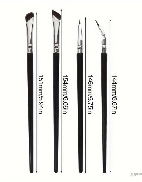 Load image into Gallery viewer, Professionelle 4 Stück  Eyeliner Pinsel-Set
