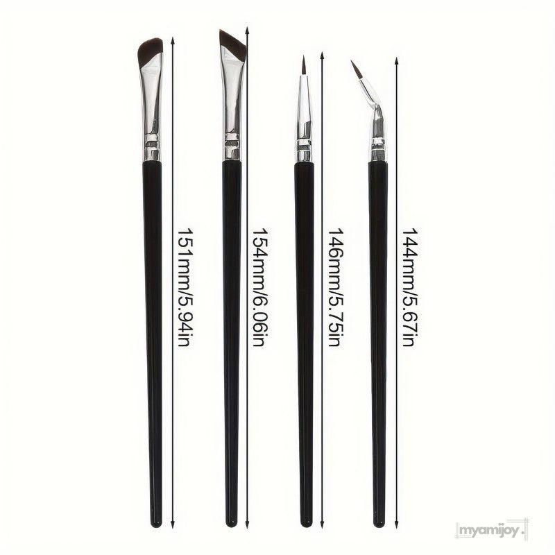 Professionelle 4 Stück  Eyeliner Pinsel-Set