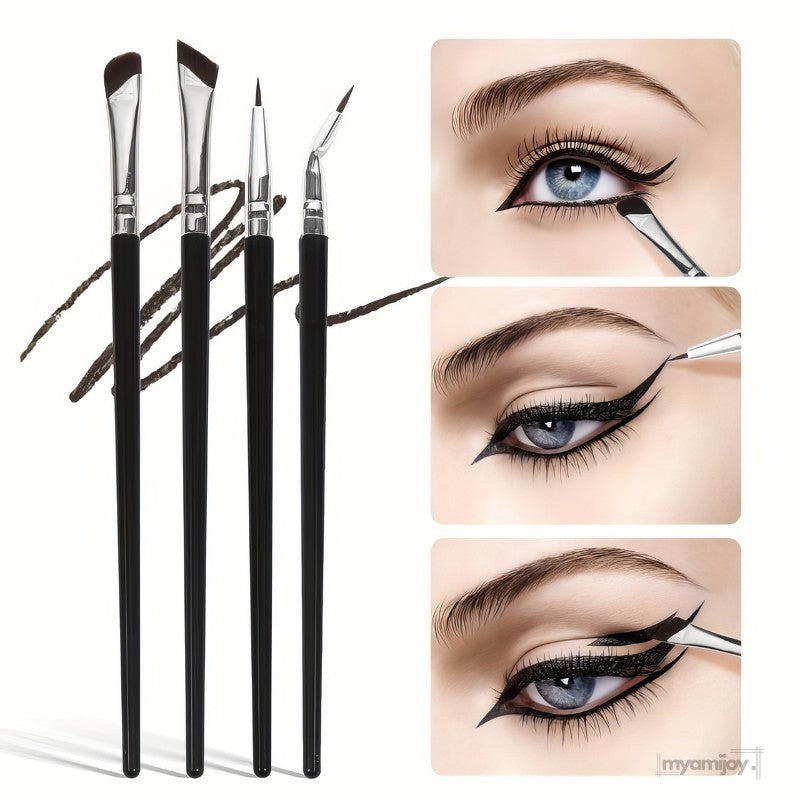 Professionelle 4 Stück  Eyeliner Pinsel-Set