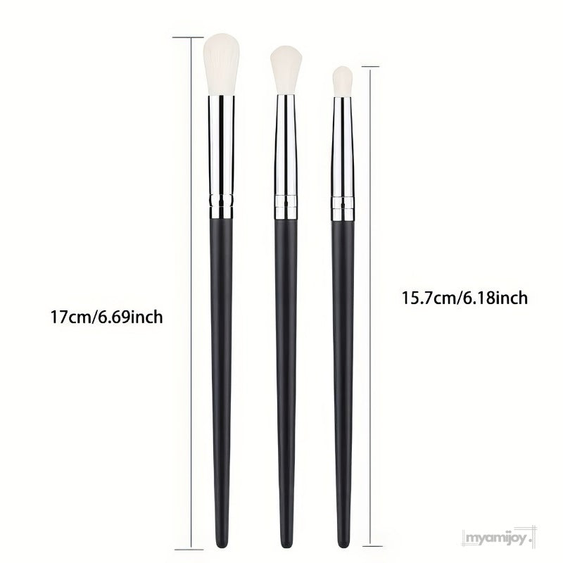 Essential Trio: 3-teiliges Lidschattenpinsel-Set für perfektes Augen-Make-up